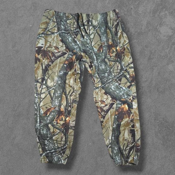 Outfitters Ridge Camo Sweatpants Gorpcore Hunting Camouflage Joggers 2XL Y2k - Picture 1 of 5